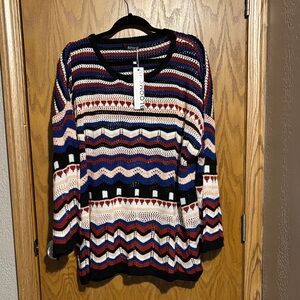 BloomChic Multicolor Knit Sweater 22/24